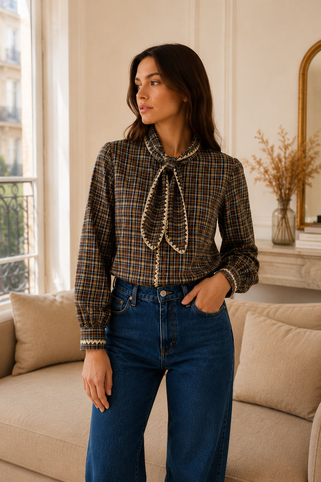 Chemise Lavallière