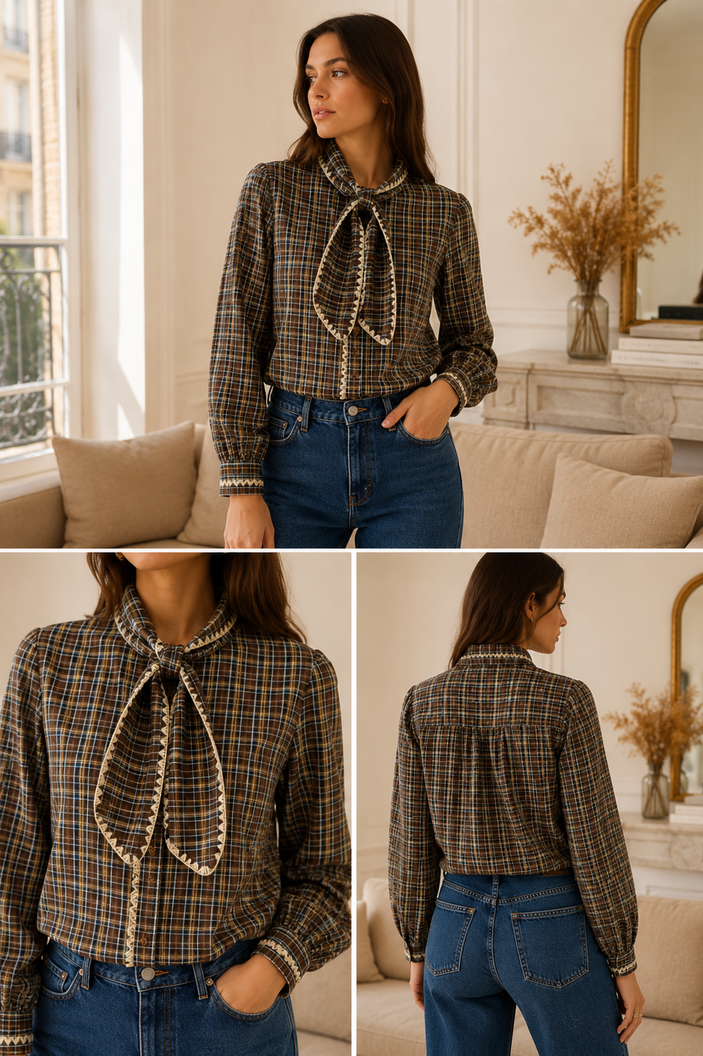 Chemise Lavallière